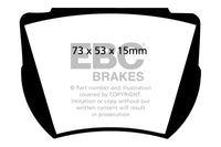 EBC 59-65 Aston Martin DB4 3.7 Convertible Greenstuff Rear Brake Pads - Burkken Auto Parts