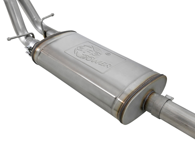 aFe Vulcan Series 3in 304SS Exhaust Cat-Back w/ OE Tips 2019 GM Silverado / Sierra 1500 V8-5.3L - Burkken Auto Parts