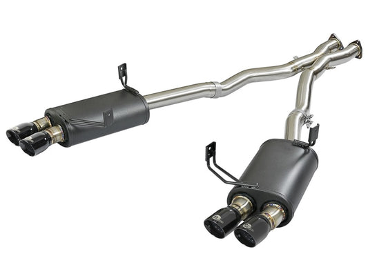 aFe MACH Force-Xp 2-1/2in 304 SS Cat-Back Exhaust w/ Black Tips 05-08 BMW Z4 M Coupe (E86) L6 3.2L - Burkken Auto Parts
