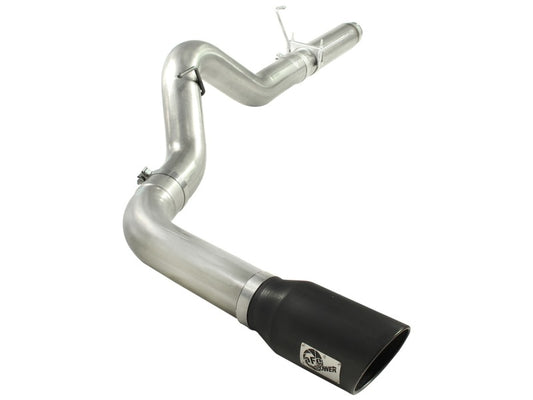 aFe MACHForce XP 5in DPF-Back 409SS Exhaust Dodge Diesel Trucks 07.5-12 L6-6.7L (td) Black Tip - Burkken Auto Parts