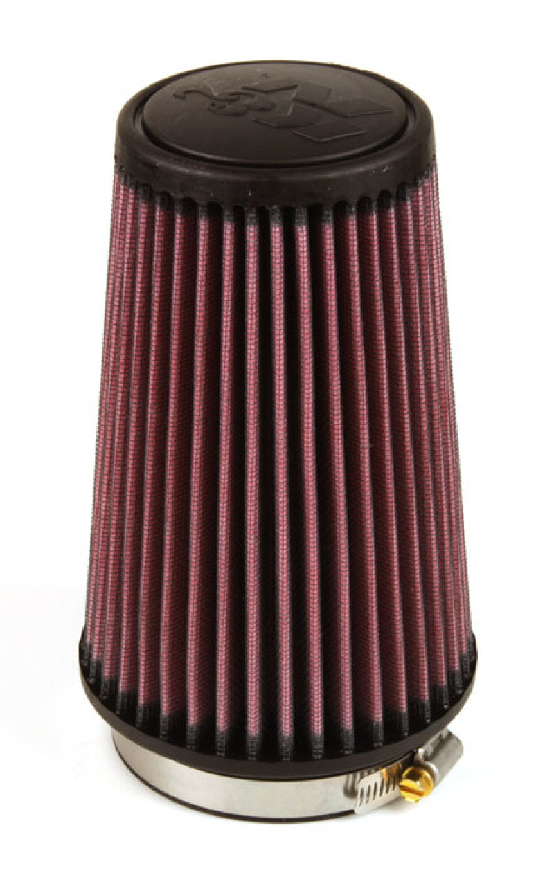 K&N Filter Universal Rubber Filter 3 1/2 inch Flange 4 5/8 inch Base 3 1/2 inch Top 7 inch Height - Burkken Auto Parts