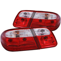 ANZO 1996-2002 Mercedes Benz E Class W210 Taillights Red/Clear G2 - Burkken Auto Parts
