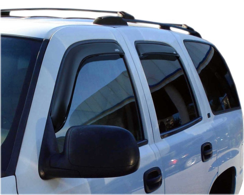 AVS 02-06 Cadillac Escalade Ventvisor In-Channel Front & Rear Window Deflectors 4pc - Smoke - Burkken Auto Parts