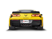 Akrapovic 14-17 Chevrolet Corvette Z06 (C7) Slip-On Line (Titanium) w/ Carbon Tips - Burkken Auto Parts