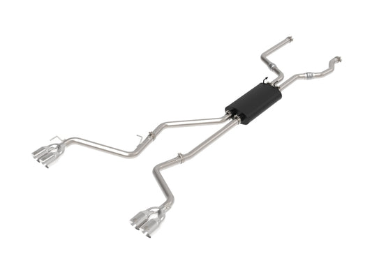 aFe MACH Force-Xp 2.5in. 304 SS C/B Exhaust 20-21 Ford Explorer V6-3.0L - Polished Tip - Burkken Auto Parts