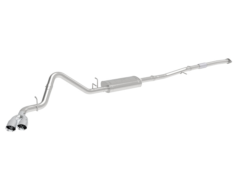 aFe Vulcan Series 3in 304SS Exhaust Cat-Back w/ Pol Tips 2019 GM Silverado / Sierra 1500 L4-2.7L (t) - Burkken Auto Parts