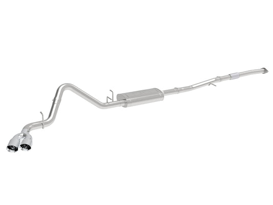 aFe Vulcan Series 3in 304SS Exhaust Cat-Back w/ Pol Tips 2019 GM Silverado / Sierra 1500 L4-2.7L (t) - Burkken Auto Parts