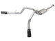 aFe MACHForce XP Exhaust 3in SS Dual Side Exit CB w/ Black Tips 2015 Ford F150 5.0L V8 CC/SB EC/LB - Burkken Auto Parts