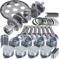 Eagle Chevy 305 1Pc 3.480in Crank 5.700in I-Beam Rods 3.796in Pistons 168 Tooth FP Balanced Assembly - Burkken Auto Parts