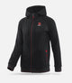 Akrapovic Mens Corpo Zip Hoodie Black - XL - Burkken Auto Parts
