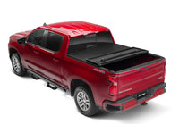 Lund 04-15 Nissan Titan (5.5ft. Bed) Hard Fold Tonneau Cover w/Bracket Kit - Black - Burkken Auto Parts