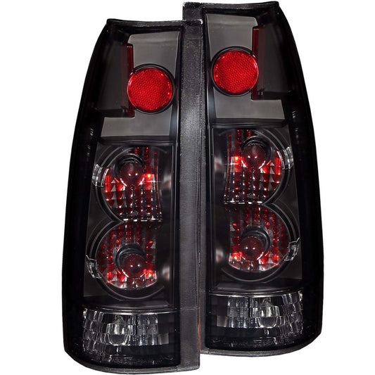ANZO 1999-2000 Cadillac Escalade Taillights Dark Smoke G2 - Burkken Auto Parts