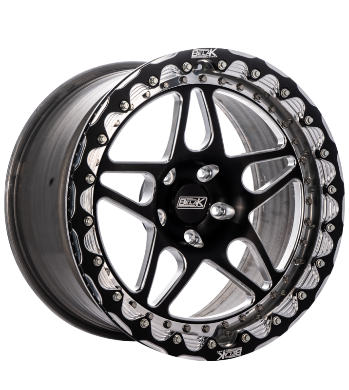 Belak 18x10 / 6.75in BS / 5x4.75 BP / High Pad / Series 3 Wheel - Single Beadlock - Burkken Auto Parts