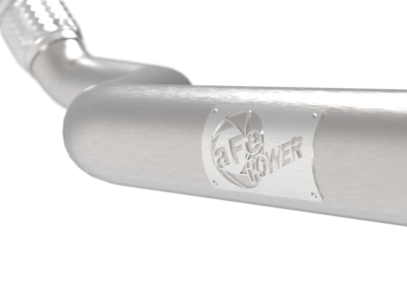 afe POWER MACH Force-Xp 09-16 Audi A4/A5 B8 L4-2.0L(t) 304 SS 3in. Front Resonator Delete Pipe - Burkken Auto Parts