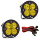 Baja Designs XL R 80 Series Driving Combo Pattern Pair LED Light Pods - Amber - Burkken Auto Parts
