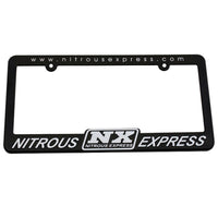 Nitrous Express License Plate Frame - Burkken Auto Parts