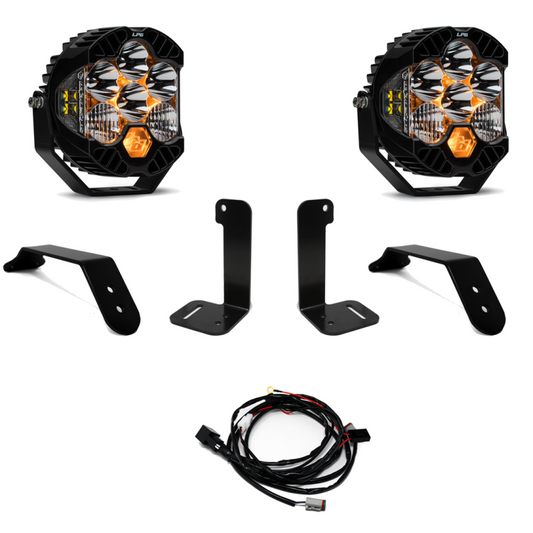 Baja Designs 2018+ Jeep JL/JT Dual LP6 Auxiliary Light Kit - Burkken Auto Parts