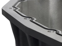 AFE Pro Series Engine Oil Pan Black w/Machined Fins; 11-16 Ford Powerstroke V8-6.7L (td) - Burkken Auto Parts