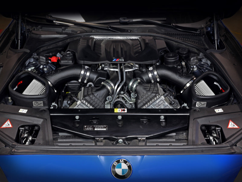 aFe POWER Magnum FORCE Stage-2 Pro DRY S Cold Air Intake System 12-19 BMW M5 (F10) / M6 (F12/13) - Burkken Auto Parts