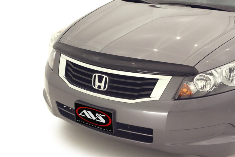 AVS 08-12 Honda Accord Carflector Low Profile Hood Shield - Smoke - Burkken Auto Parts