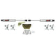 Skyjacker 00-05 Ford Excursion ADX 2.0 Dual Stabilizer Kit w/ CNC Machined Polished Alum. - Burkken Auto Parts