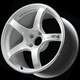 Advan TC4 18x8.5 +45 5-112 Racing White Metallic & Ring Wheel - Burkken Auto Parts