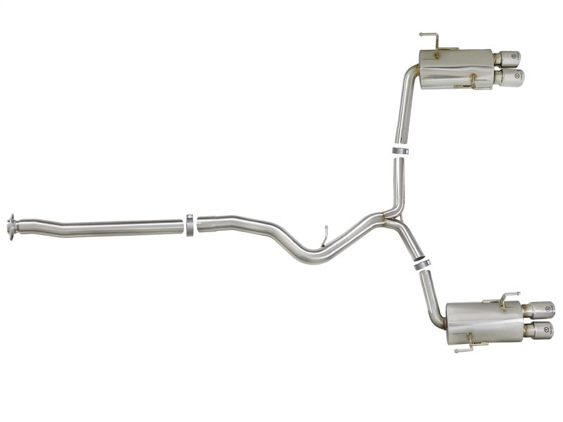 aFe Takeda 3in SS Exhaust Cat-Back 15-16 Subaru WRX/STI 2.0L/2.5L Polished Tips - Burkken Auto Parts