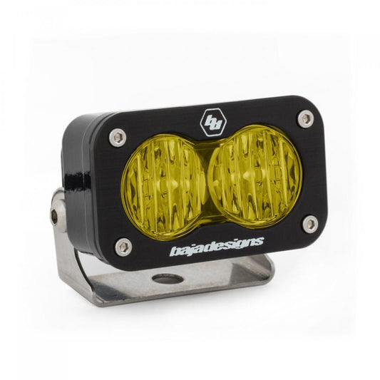 Baja Designs S2 Pro Wide Cornering Pattern LED Light - Amber - Burkken Auto Parts
