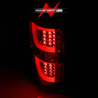ANZO 2009-2013 Ford F-150 LED Taillights Black - Burkken Auto Parts