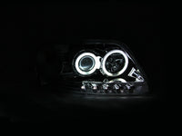 ANZO 1997.5-2003 Ford F-150 Projector Headlights w/ Halo Chrome 1pc - Burkken Auto Parts