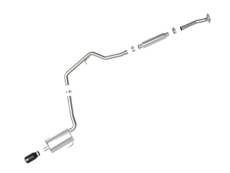 aFe POWER Takeda 12-16 Subaru Impreza 2.0L 2.5in 304SS CB Exhaust w/ Black Tips - Burkken Auto Parts