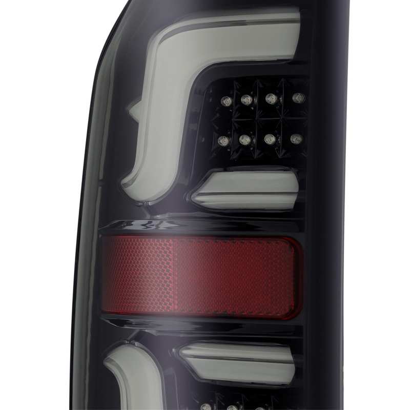 AlphaRex 14-20 Toyota Tundra PRO-Series LED Tail Lights Jet Black - Burkken Auto Parts