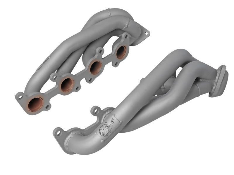 aFe Ford F-150 15-22 V8-5.0L Twisted Steel 1-5/8in to 2-1/2in 304 Stainless Headers w/ Titanium Coat - Burkken Auto Parts