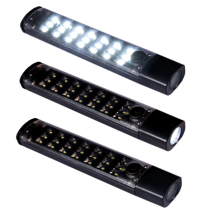 ANZO Bed Rail Lights Universal LED Utility Bar Black - Burkken Auto Parts