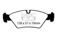 EBC 85-86 BMW 524 TD 2.4 TD (E28) Greenstuff Front Brake Pads - Burkken Auto Parts