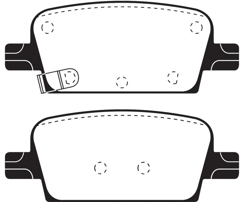 EBC 2016+ Chevrolet Malibu 1.5L Turbo (Mech PB) Greenstuff Rear Brake Pads - Burkken Auto Parts