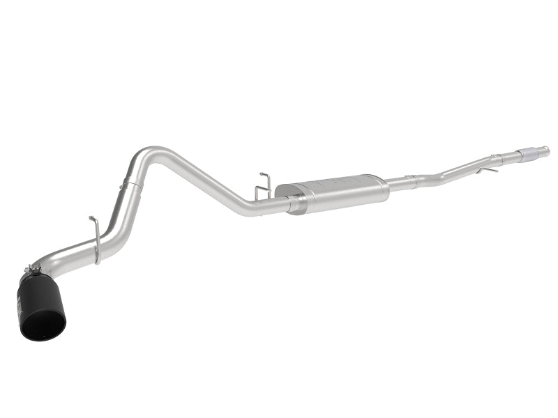 afe Apollo GT Series 2019 GM Silverado/Sierra 1500 4.3L/5.3L 409 SS CatBack Exhaust System w/Blk Tip - Burkken Auto Parts