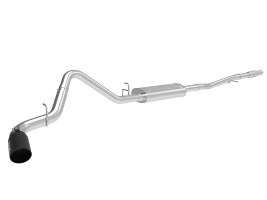 afe Apollo GT Series 2019 GM Silverado/Sierra 1500 4.3L/5.3L 409 SS CatBack Exhaust System w/Blk Tip - Burkken Auto Parts
