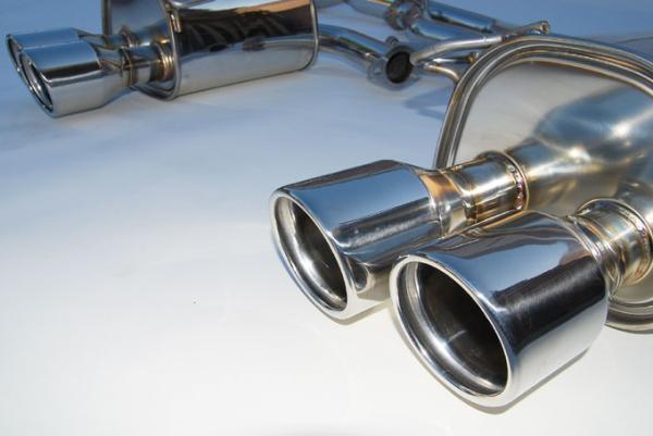 Invidia 11+ STI/WRX Sedan Only 76mm Q300 Stainless Steel Tip Cat-back Exhaust - Burkken Auto Parts