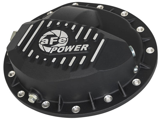aFe Power Pro Series Rear Differential Cover Black w/ Machined Fins 99-13 GM Trucks (GM 9.5-14) - Burkken Auto Parts