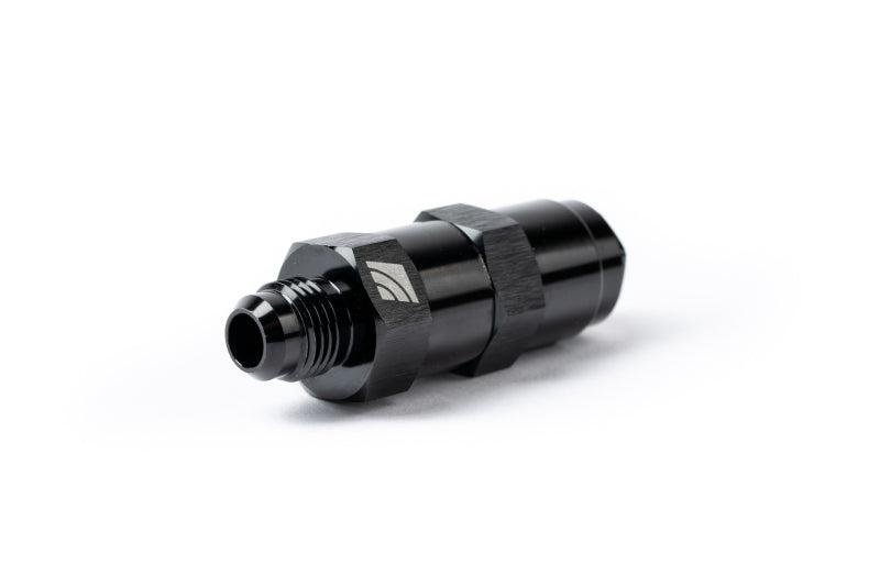 AMS Performance 5/16 Quick Connect to -6AN Inline Fuel Pulsation Damper - Burkken Auto Parts