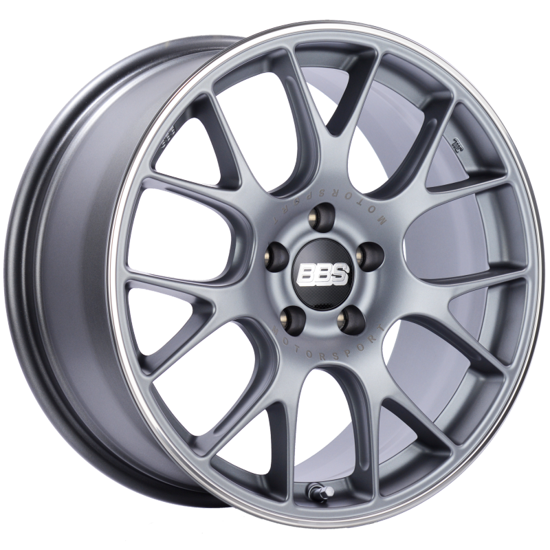 BBS CH-R 18x8.5 5x112 ET47 Brilliant Silver Polished Rim Protector Wheel -82mm PFS/Clip Required - Burkken Auto Parts