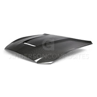 Anderson Composites 2015-2017 Ford Mustang Shelby GT350 Double Sided Carbon Fiber Hood - Burkken Auto Parts