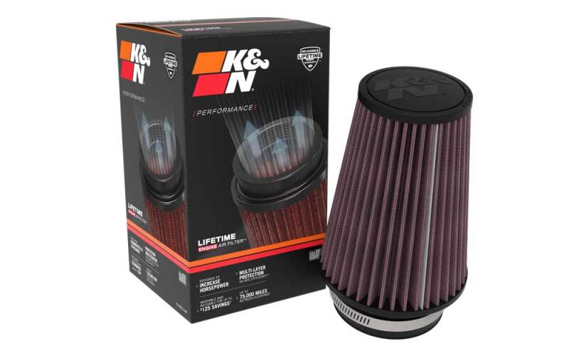K&N Universal Clamp-On Air Filter - Burkken Auto Parts