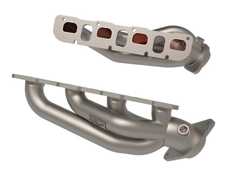 aFe Twisted Steel 2021+ Jeep Wrangler 392 JL 6.4L V8 Headers - Titanium Cerakote - Burkken Auto Parts