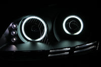 ANZO 2006-2009 Volkswagen Rabbit Projector Headlights w/ Halo Black (CCFL) - Burkken Auto Parts