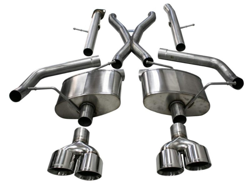 Corsa 18-21 Jeep Grand Cherokee TrackHawk 6.2L Xtreme Cat-Back Dual Rear Exit w/4.5in Polished Tips - Burkken Auto Parts