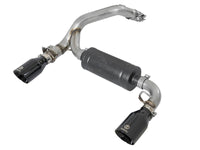 aFe Takeda 3in 304 SS Axle-Back Exhaust System w/ Black Tip 16-18 Ford Focus RS 2.3L (t) - Burkken Auto Parts
