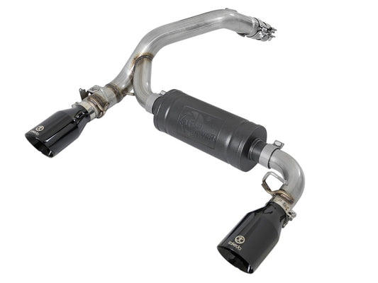 aFe Takeda 3in 304 SS Axle-Back Exhaust System w/ Black Tip 16-18 Ford Focus RS 2.3L (t) - Burkken Auto Parts