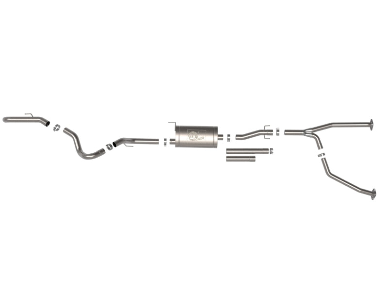 aFe 2022 Toyota Tundra V6-3.5L (tt) Apollo GT Series Hi-Tuck 2.5in to 3in 409 SS Cat-Back Exhaust - Burkken Auto Parts